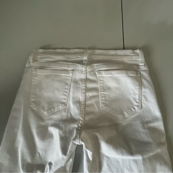 J. Crew White Straight Leg Jeans Size 8 Toothpick - Picture 4 of 7